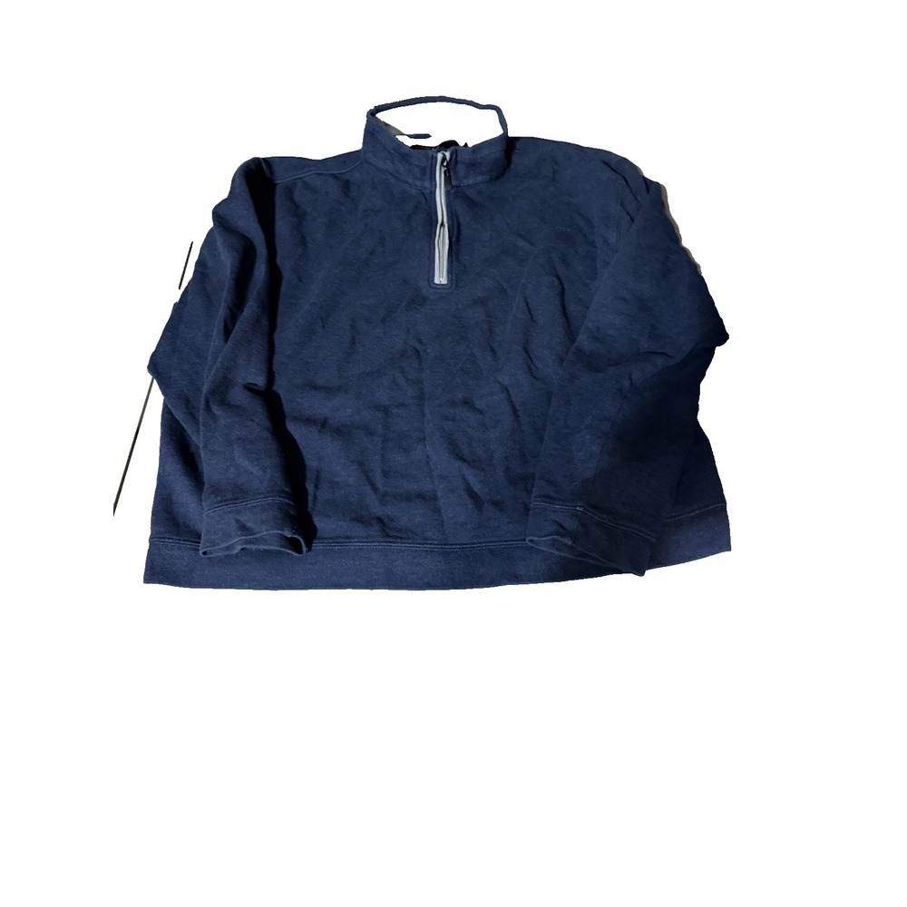 Coast Men's Size Large Navy Beach Pullover Quarter Zip